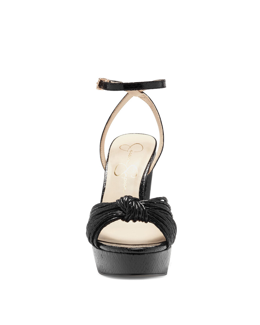 Sandale Cu Platformă Immie Jessica Simpson în șarpe Negru