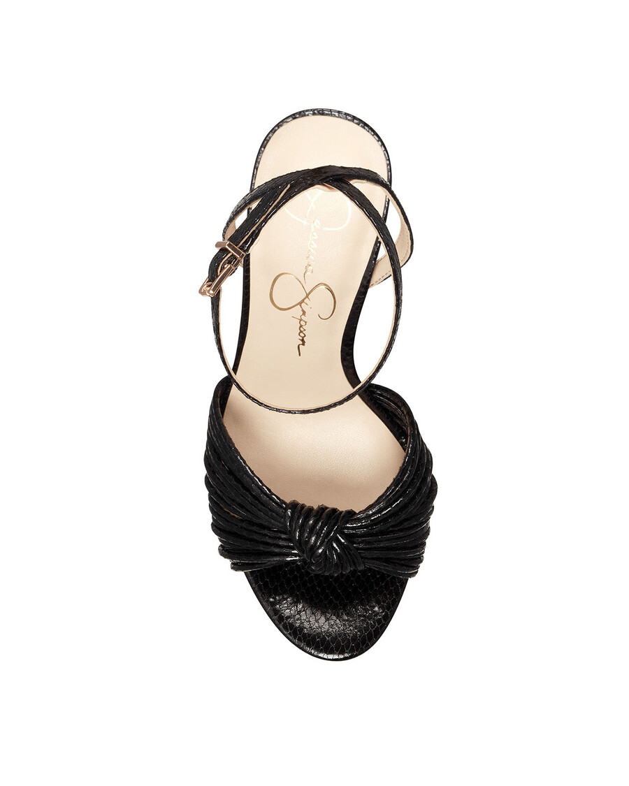 Sandale Cu Platformă Immie Jessica Simpson în șarpe Negru