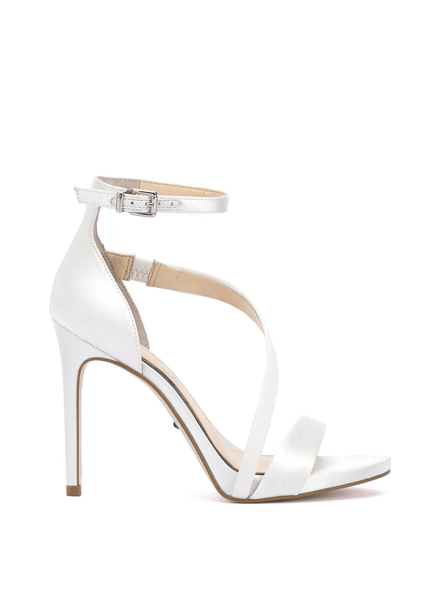 Jessica Simpson Rayli High Heel Sandal in Bridal White