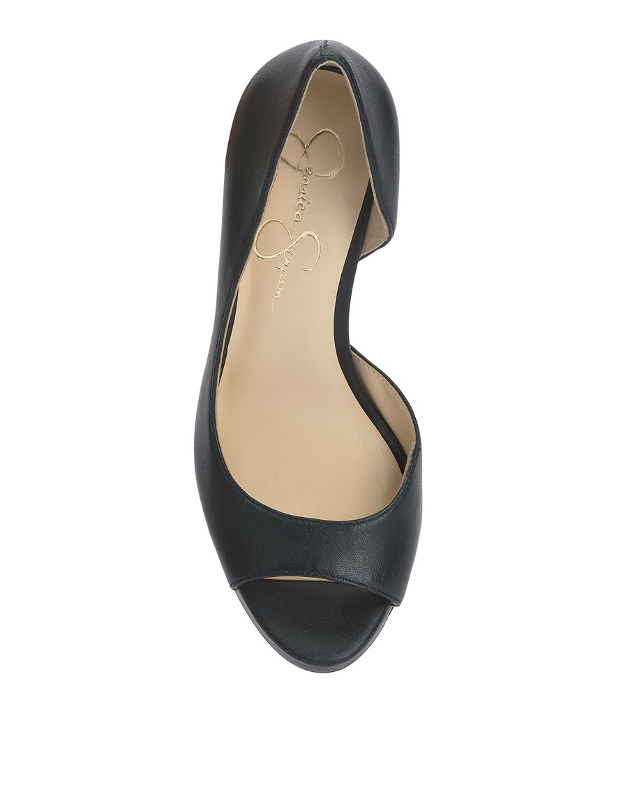 Jessica Simpson Kimli Peep Toe Pump in Black