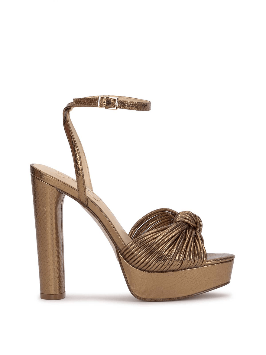 Jessica Simpson Immie Platform Sandal in Bronze Snake