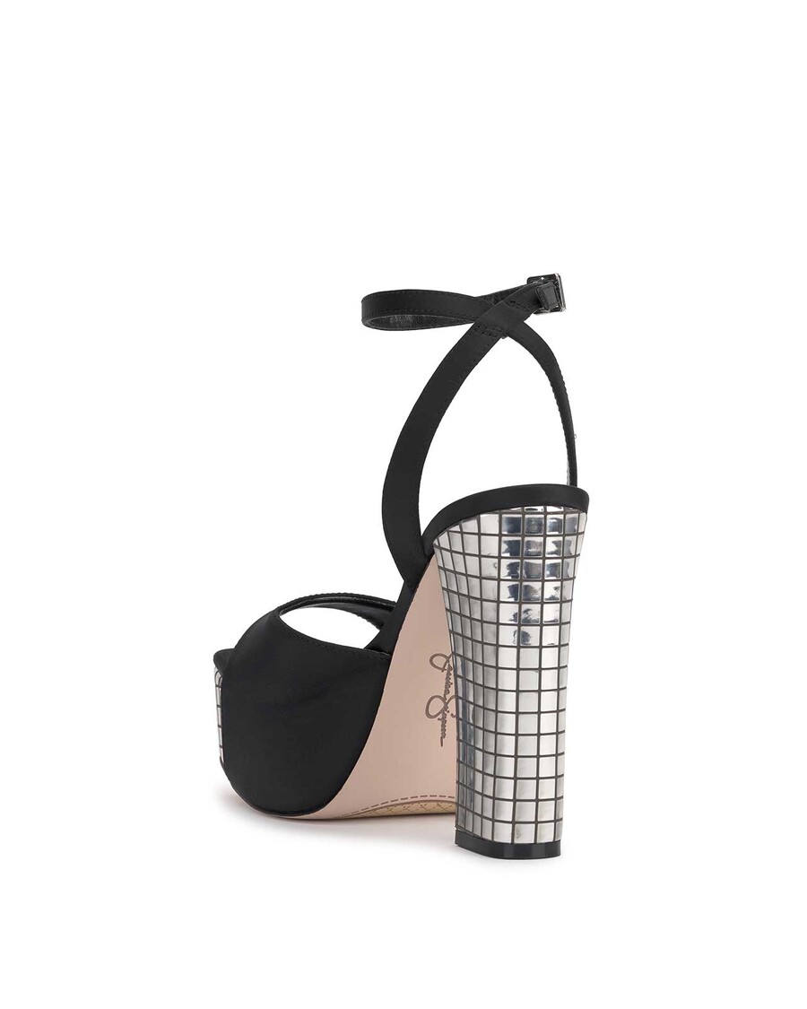 Jessica Simpson Lirio Platform Sandal in Black Disco