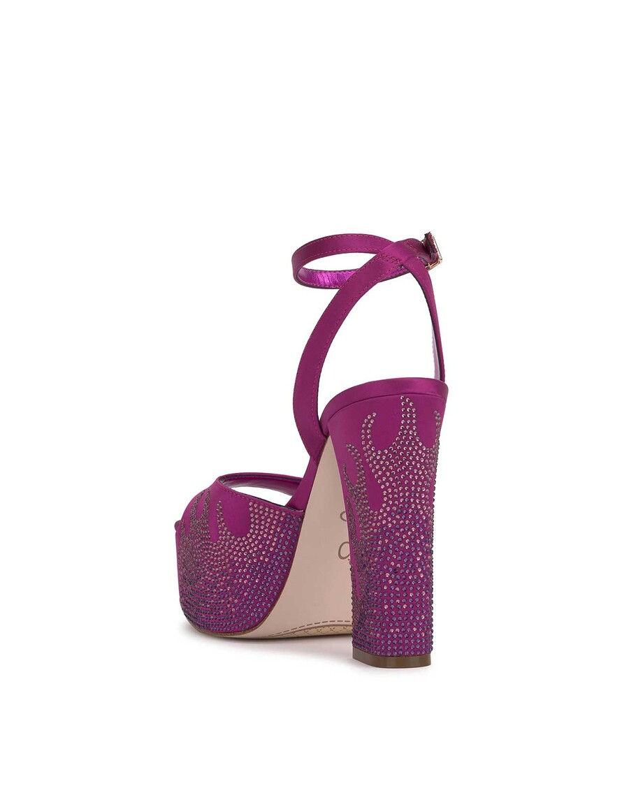Jessica Simpson Lirio Platform Sandal in Mulberry