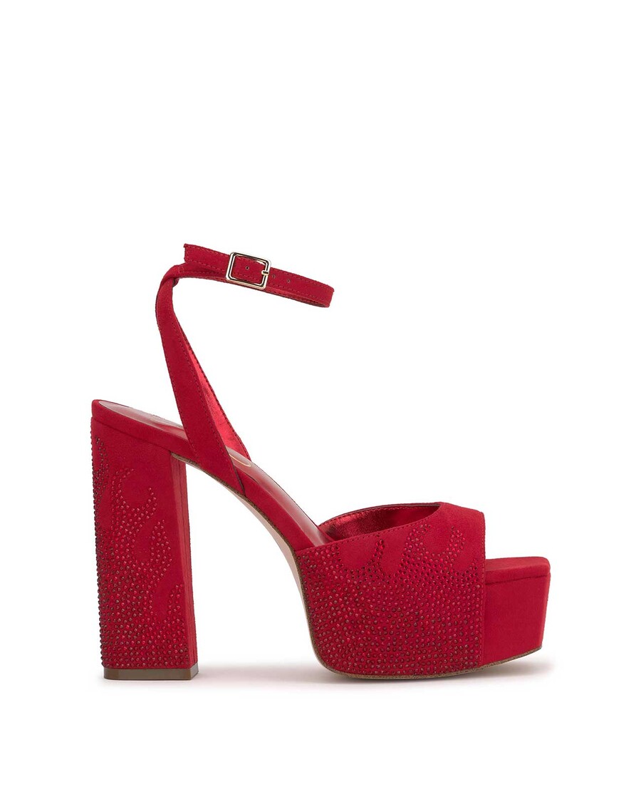 Jessica Simpson Lirio Platform Sandal in Wicked Red