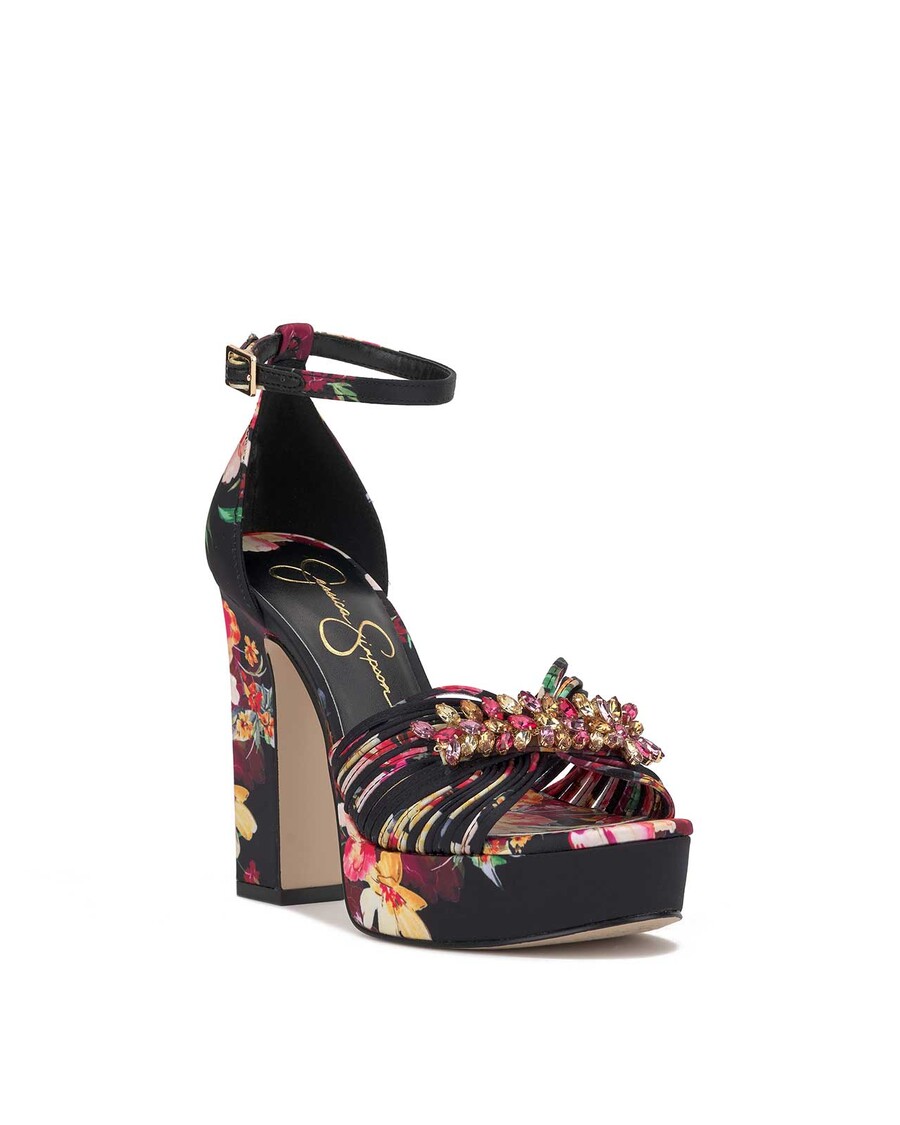 Jessica Simpson Anissia Platform in Black Blossom