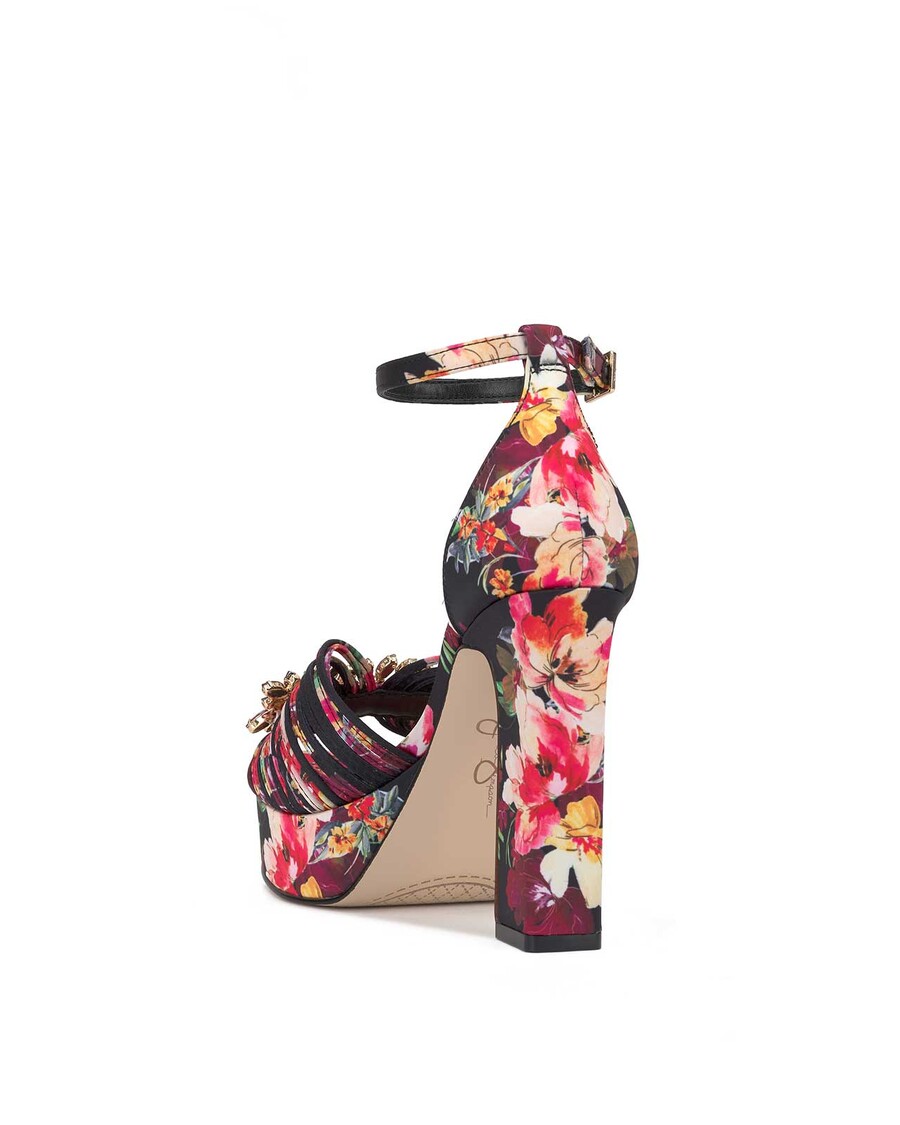 Jessica Simpson Anissia Platform in Black Blossom