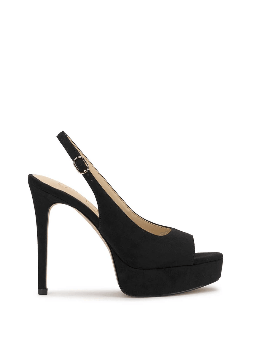 Jessica Simpson Sibilla High Heel in Black Suede