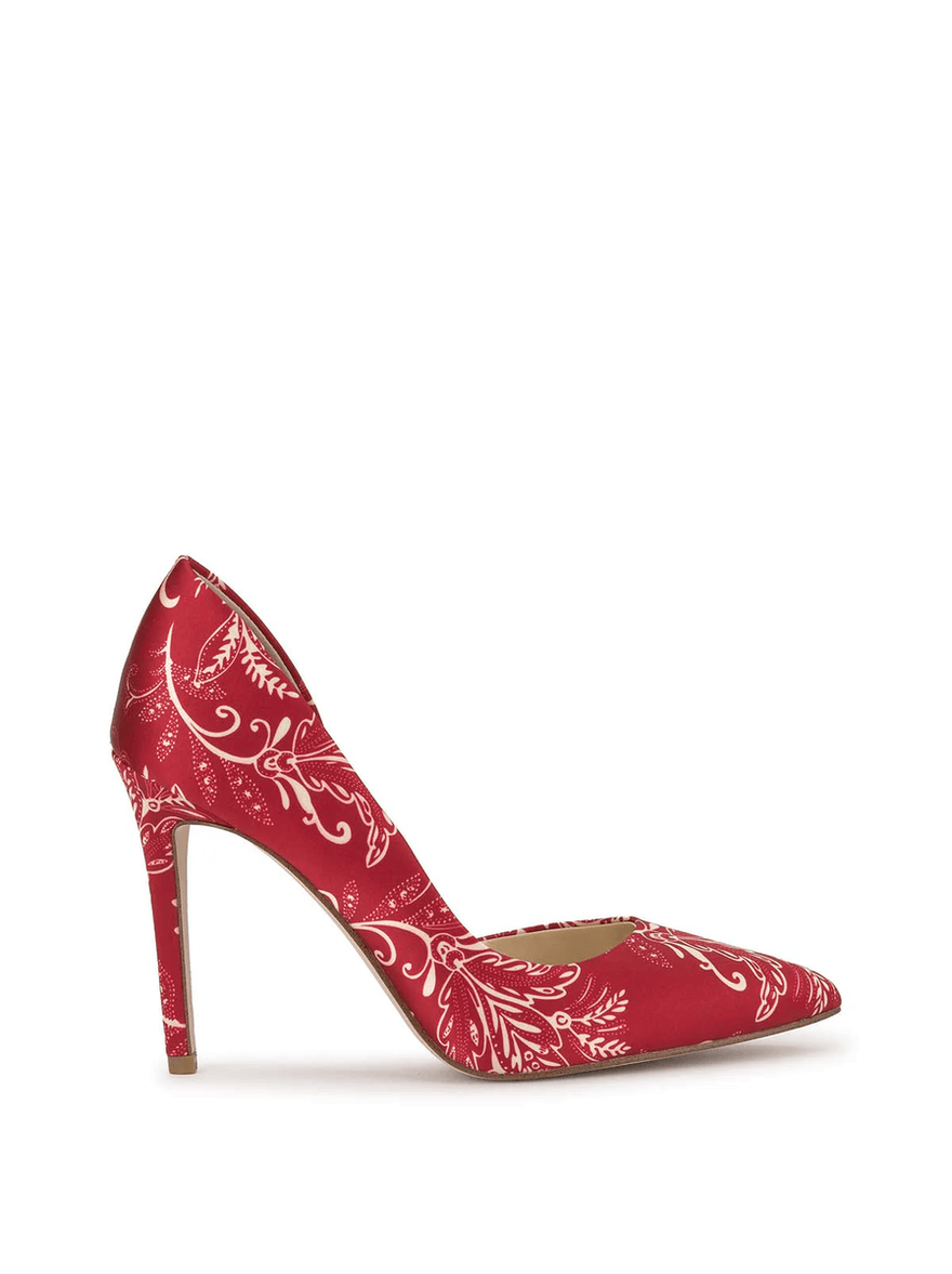 Jessica Simpson Prizma D'Orsay Pump in Red Multi Bright Red