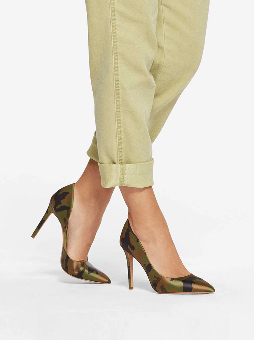 Jessica Simpson Prizma D'Orsay Pump in Forest Camo