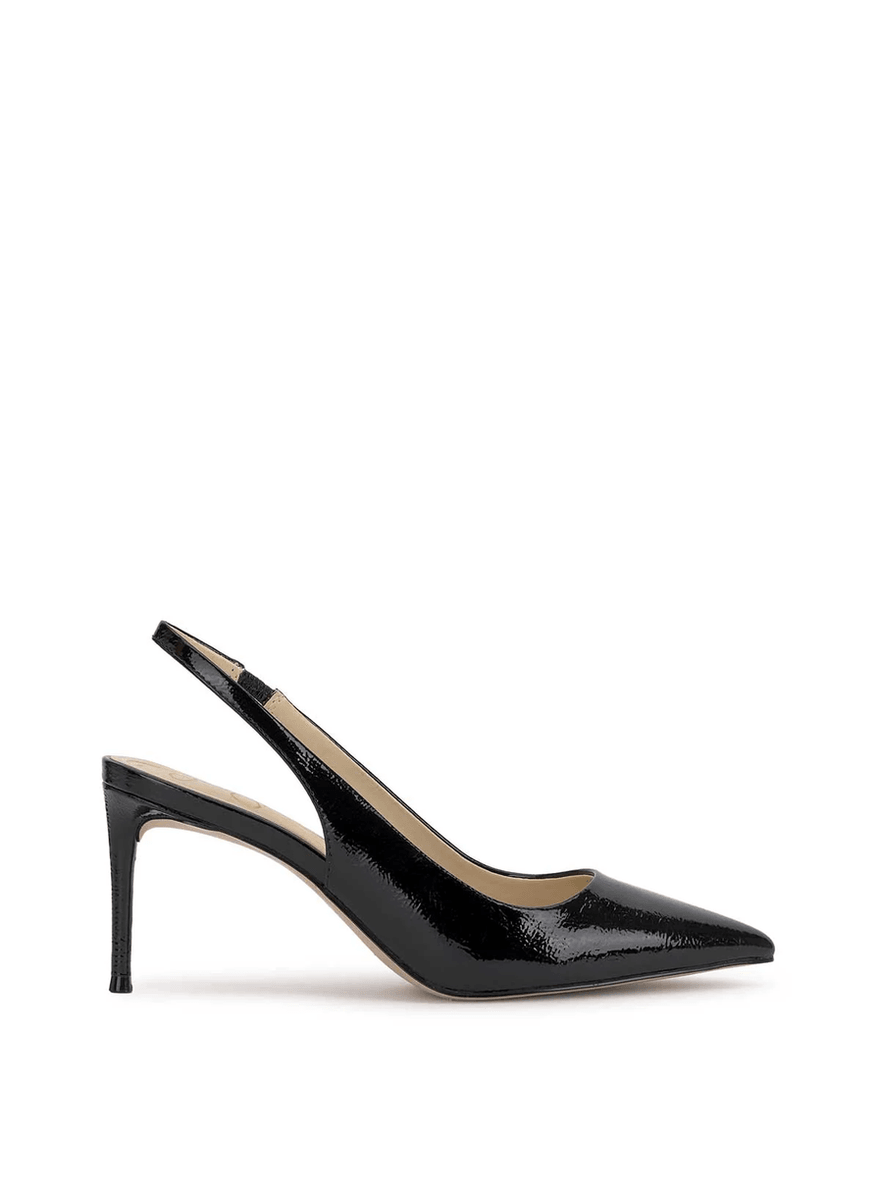 Jessica Simpson Souli Sling Back Heel in Black Patent