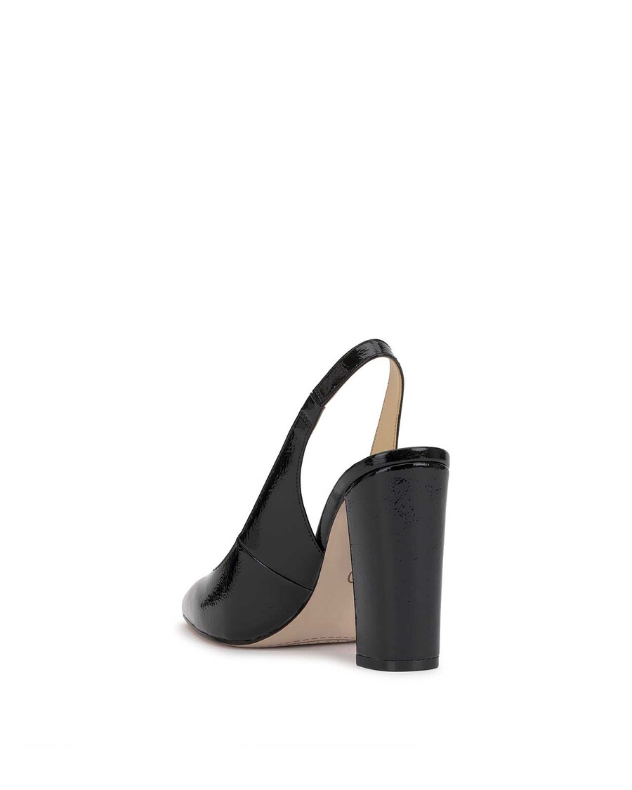 Jessica Simpson Noula Slingback Pointed Toe Pump in Black Patent