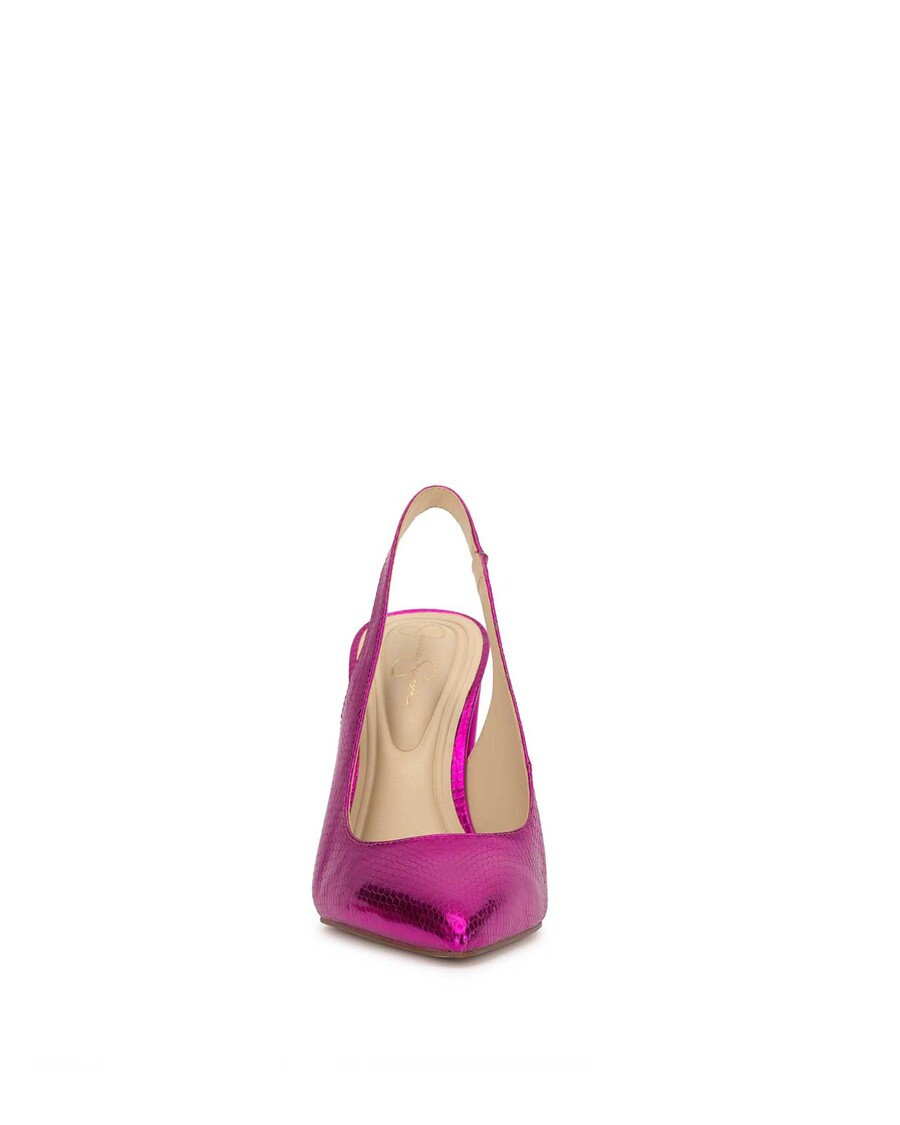 Jessica Simpson Noula Slingback Pointed Toe Pump in Pink