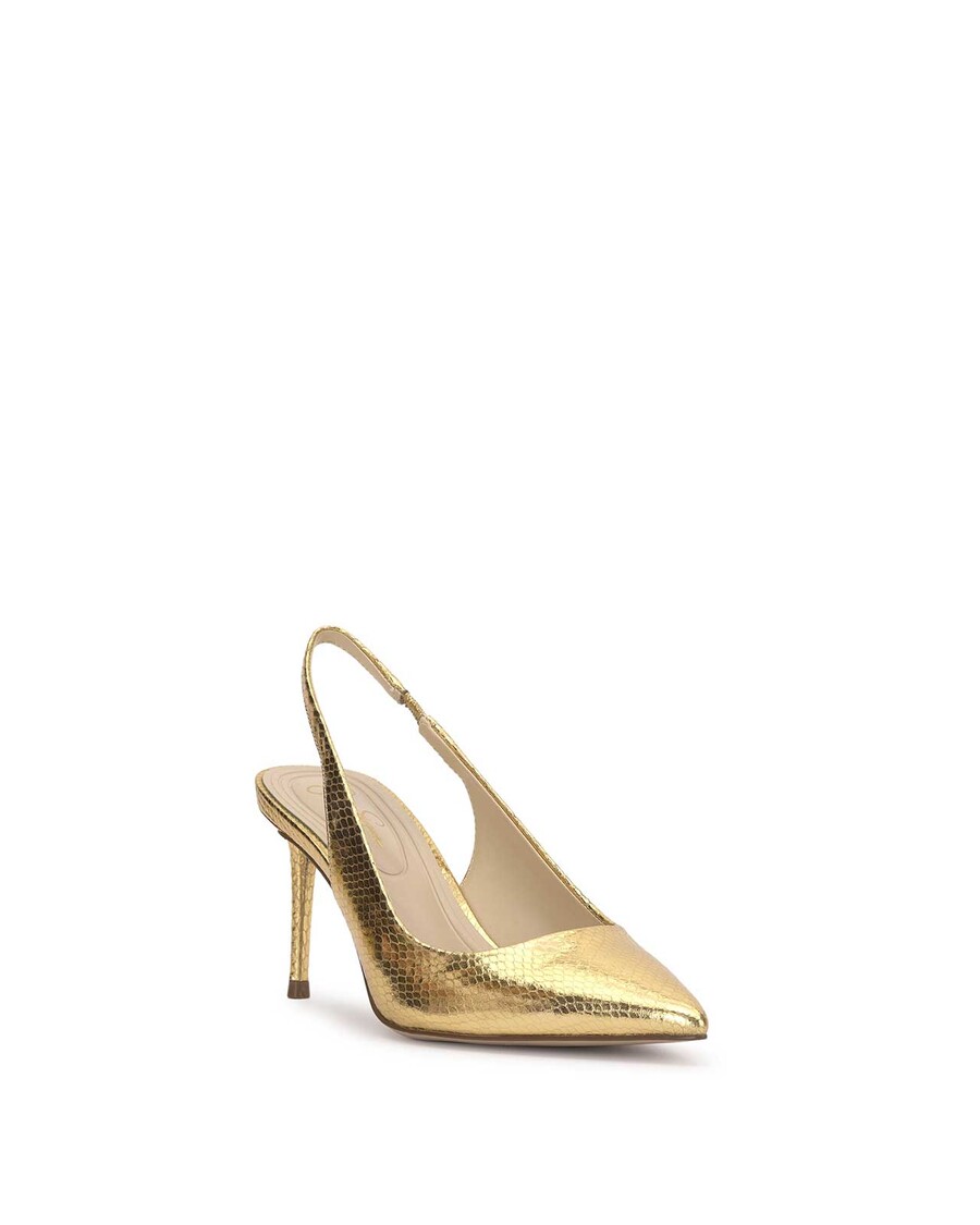 Jessica Simpson Souli Sling Back Heel in Gold