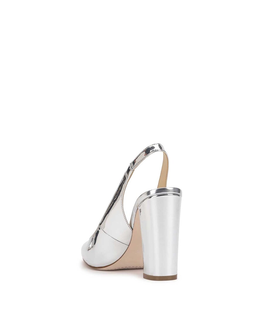 Jessica Simpson Noula Slingback Pointed Toe Pump in Silver