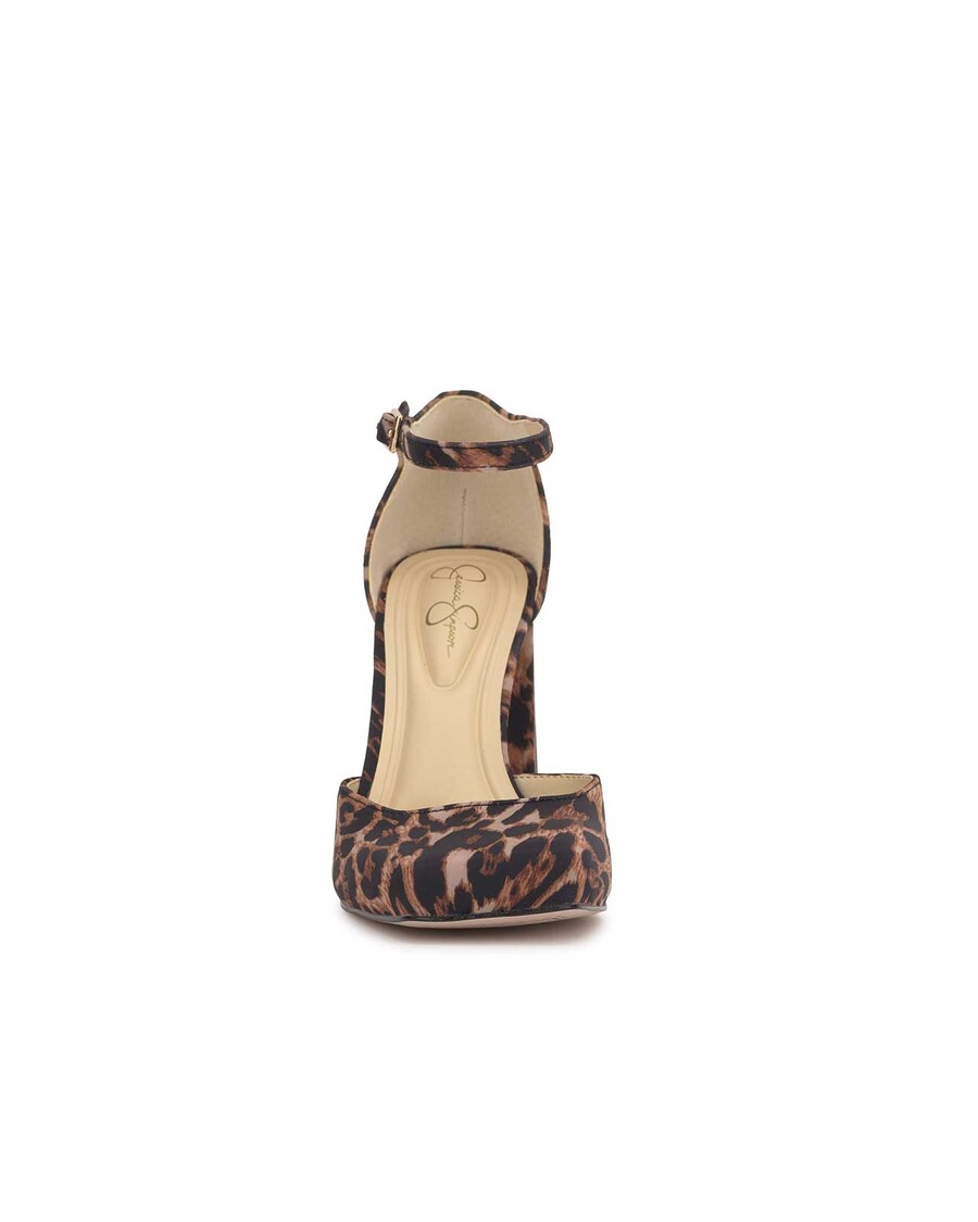 Jessica Simpson Lollah Block Heel Pump in Leopard