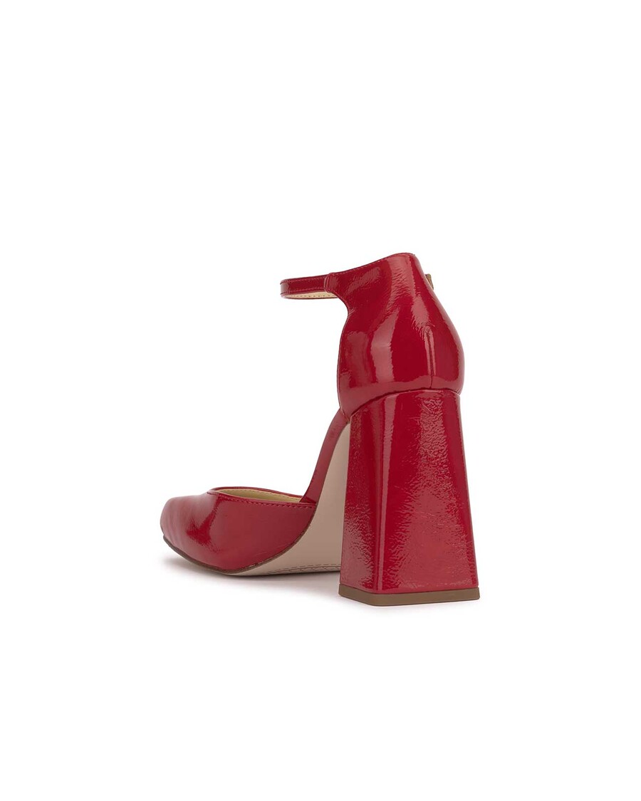 Jessica Simpson Lollah Block Heel Pump in Red Muse