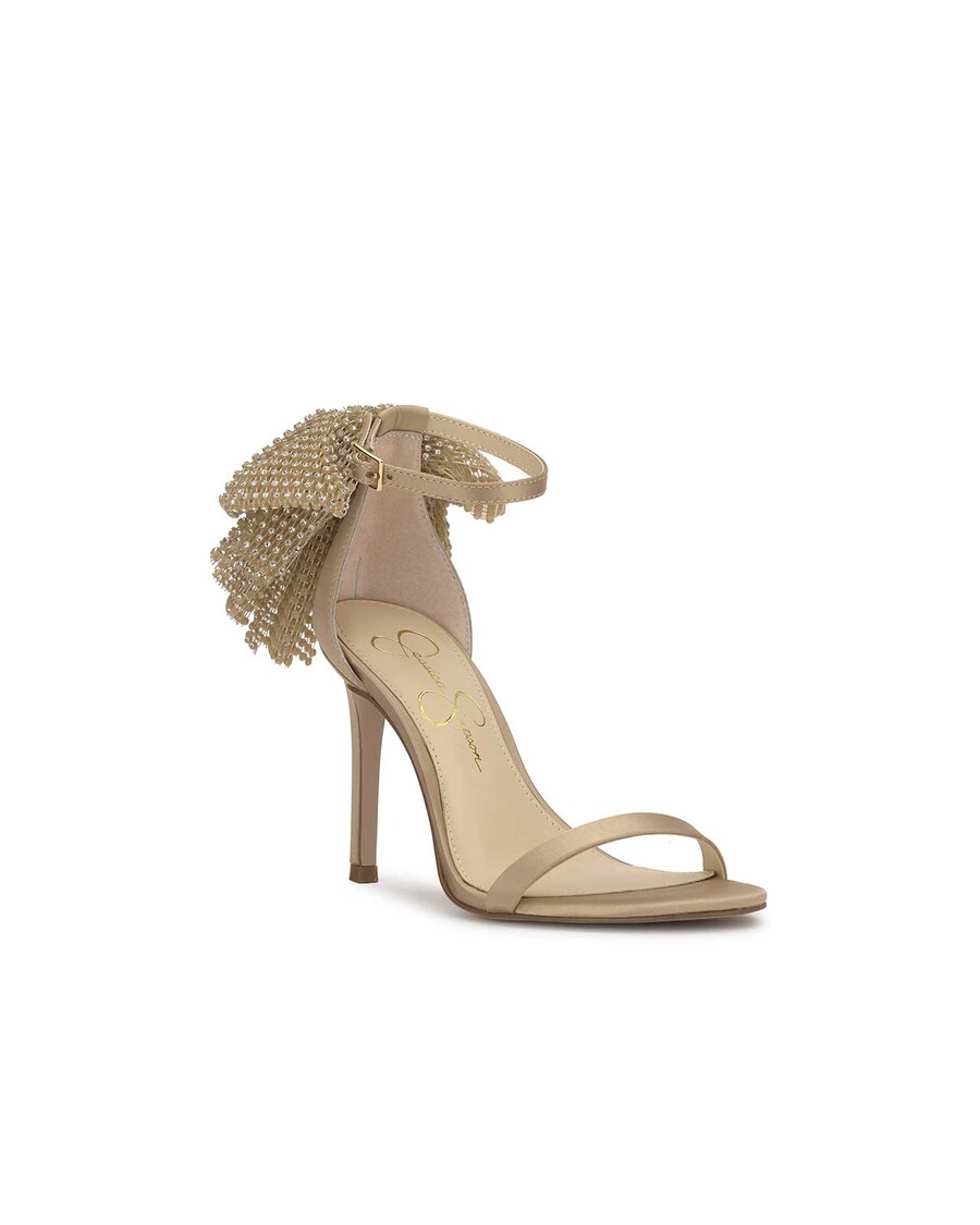 Jessica Simpson Moure Bow Heel in Champagne
