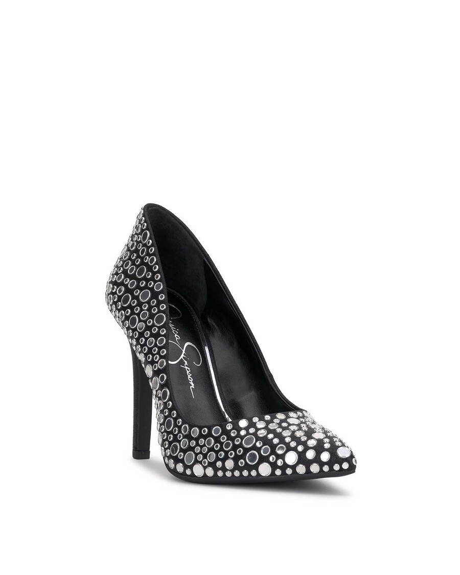 Jessica Simpson Cassani Pump in Black Studded