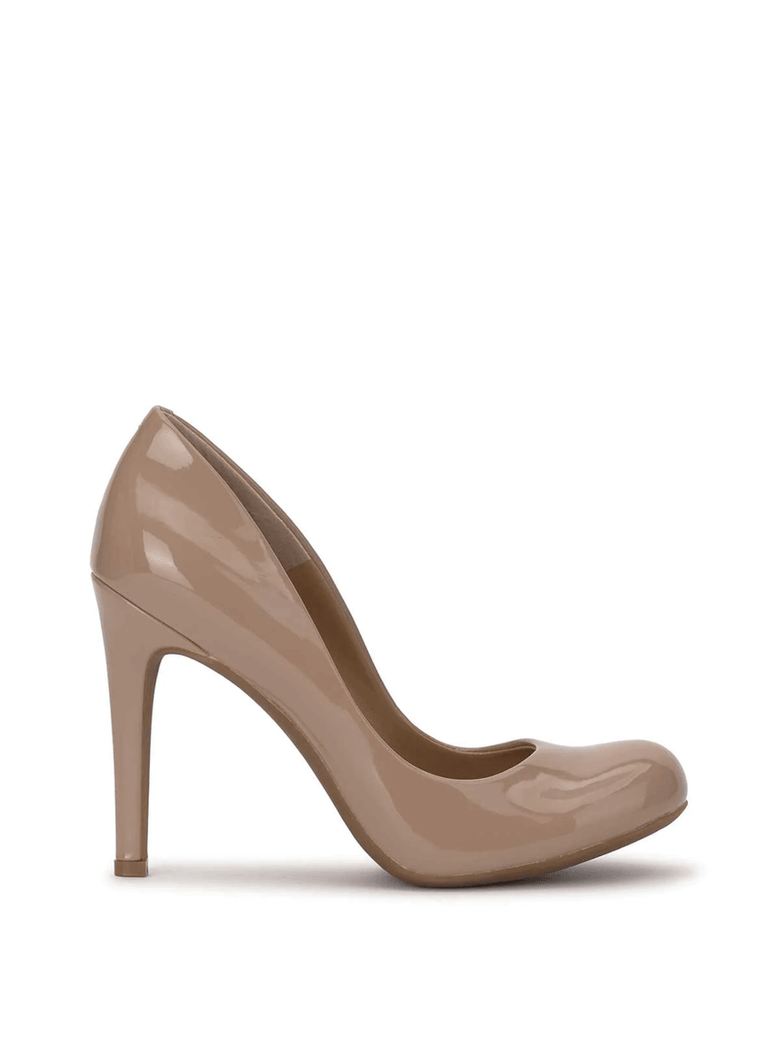 Jessica Simpson Calie Pump in Patent Chai Latte