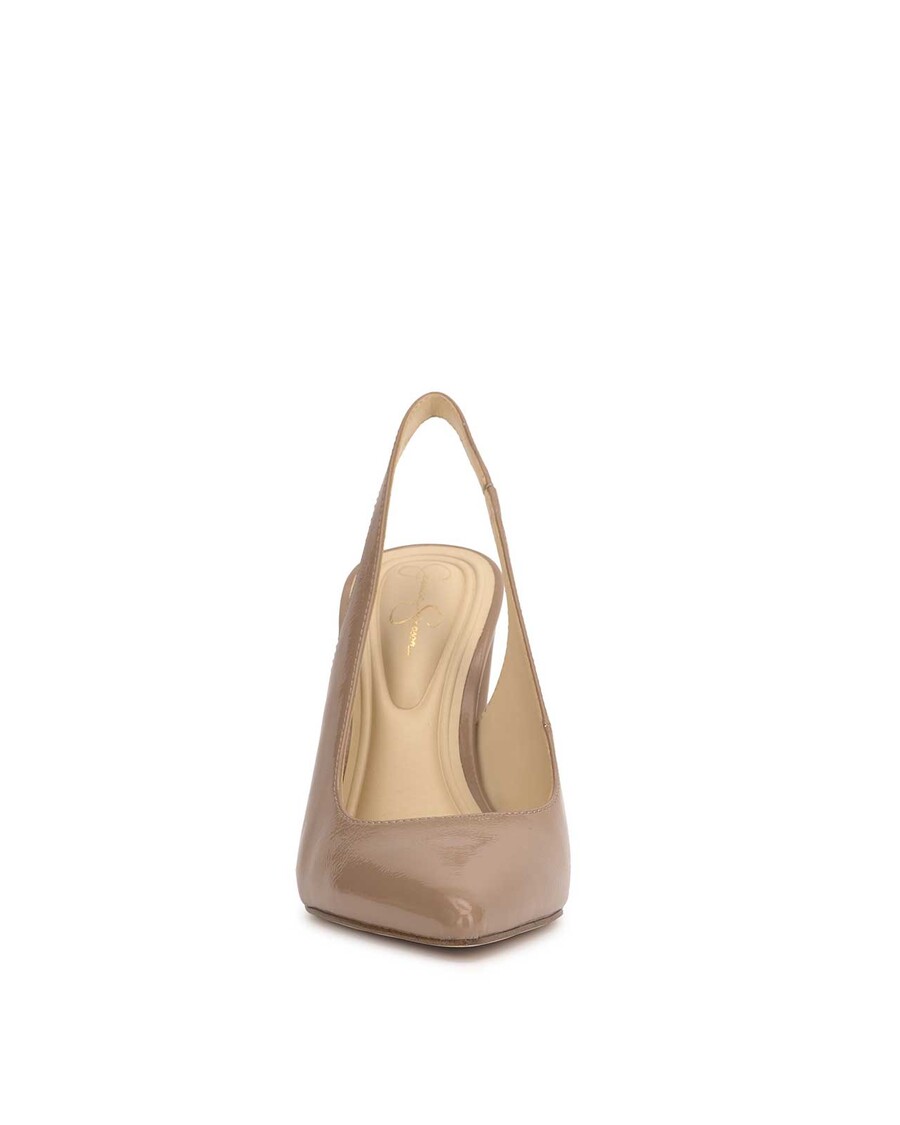 Jessica Simpson Noula Slingback Pointed Toe Pump in Chai Latte