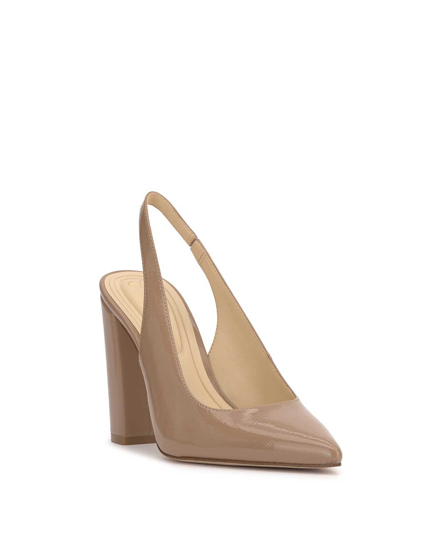Jessica Simpson Noula Slingback Pointed Toe Pump in Chai Latte