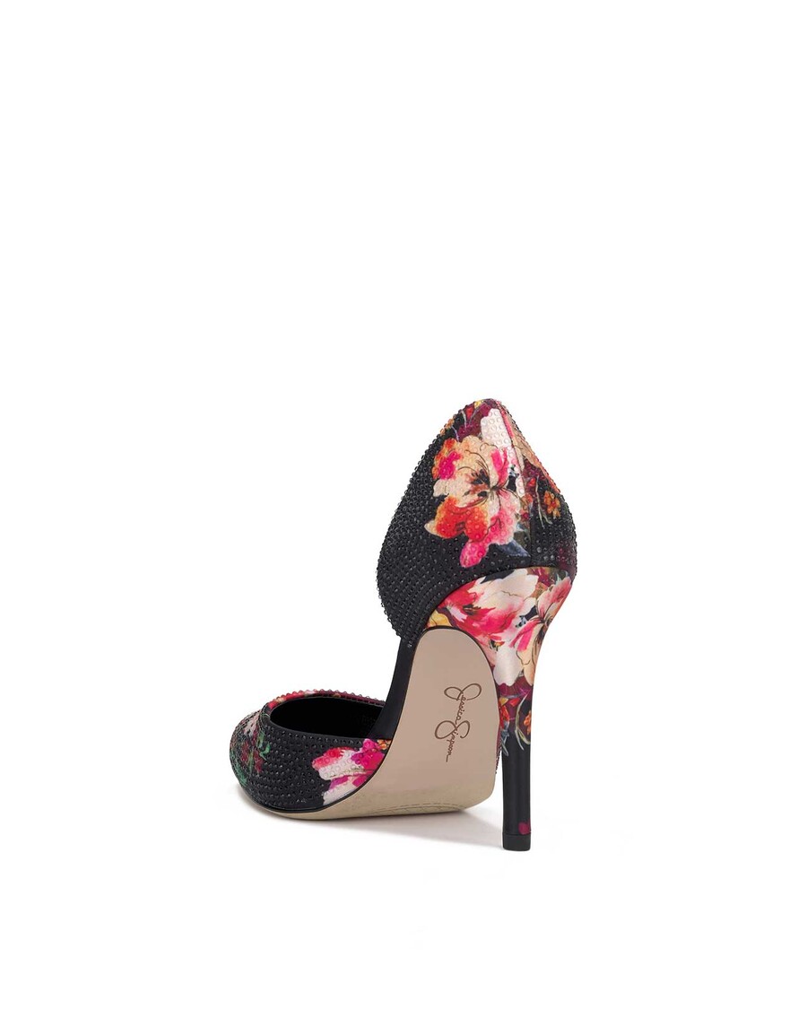 Jessica Simpson Prizma D'Orsay Pump in Black Blossom