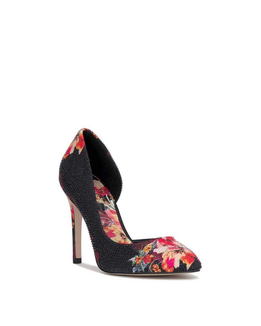 Jessica Simpson Prizma D'Orsay Pump in Black Blossom