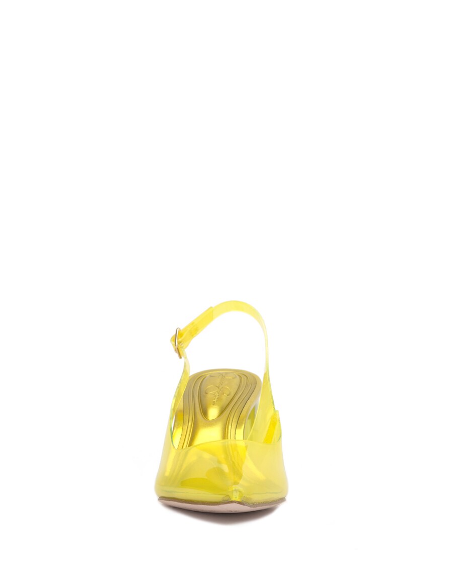 Jessica Simpson Syrina Slingback Pump in Bright Yellow