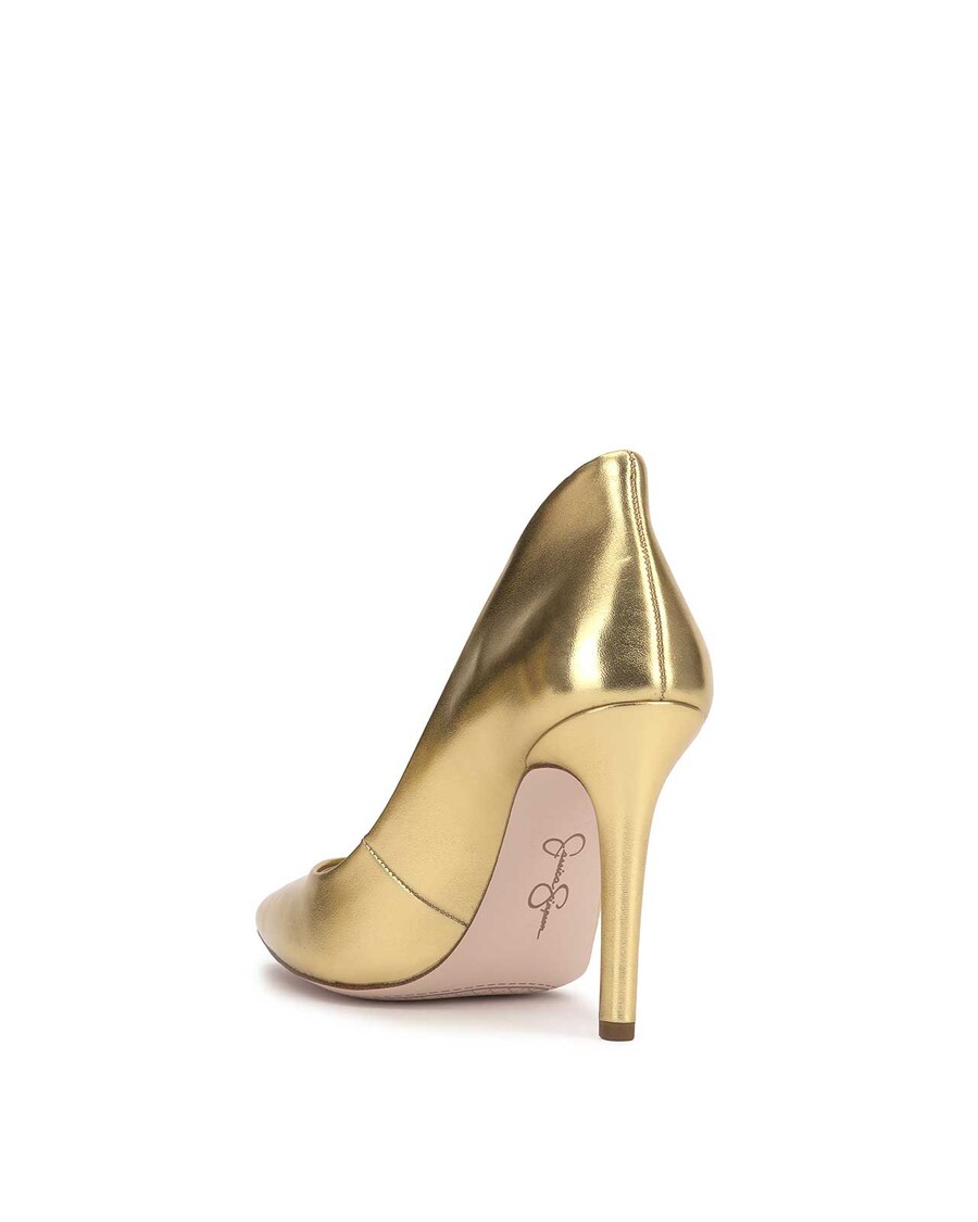 Jessica Simpson Cambredge Pump in Bright Gold