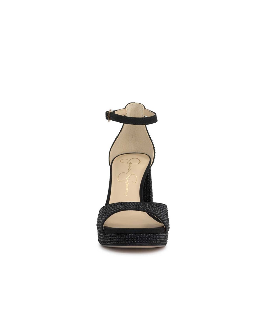 Jessica Simpson Kaliah Platform Sandal in Black Embellished