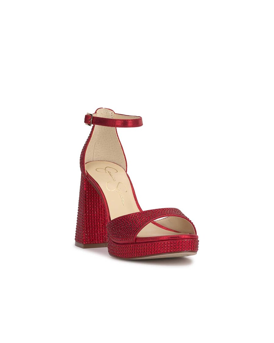 Jessica Simpson Kaliah Platform Sandal in Red Muse
