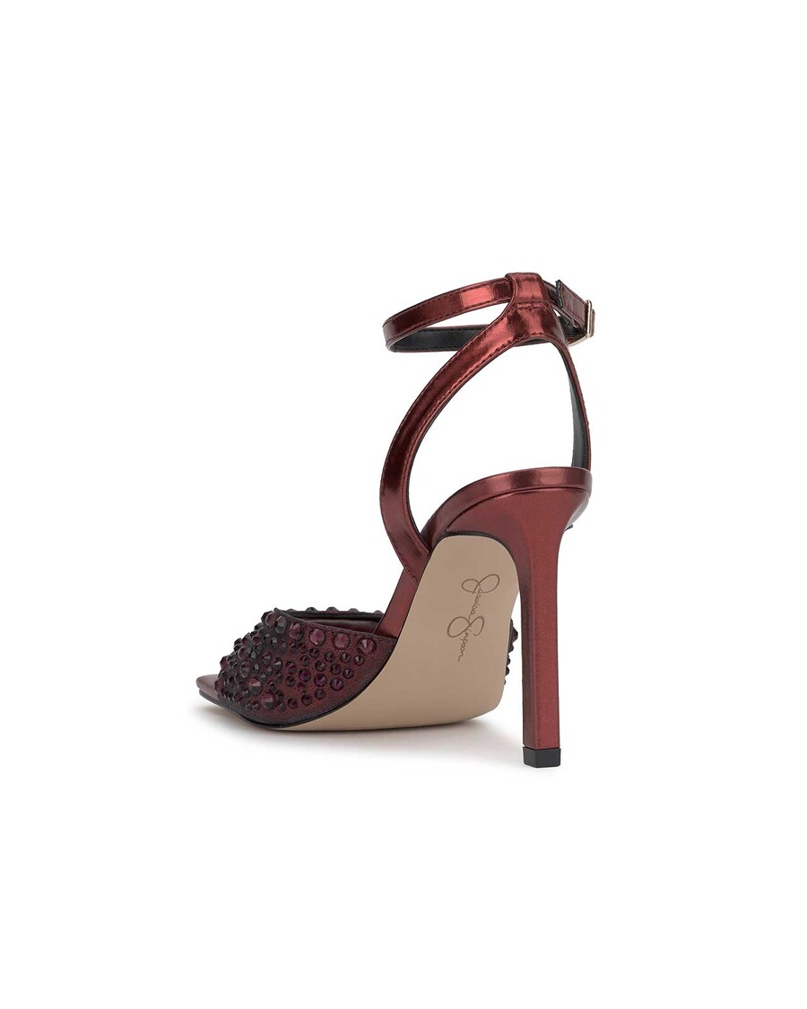 Jessica Simpson Lendall High Heel in Black Oxblood