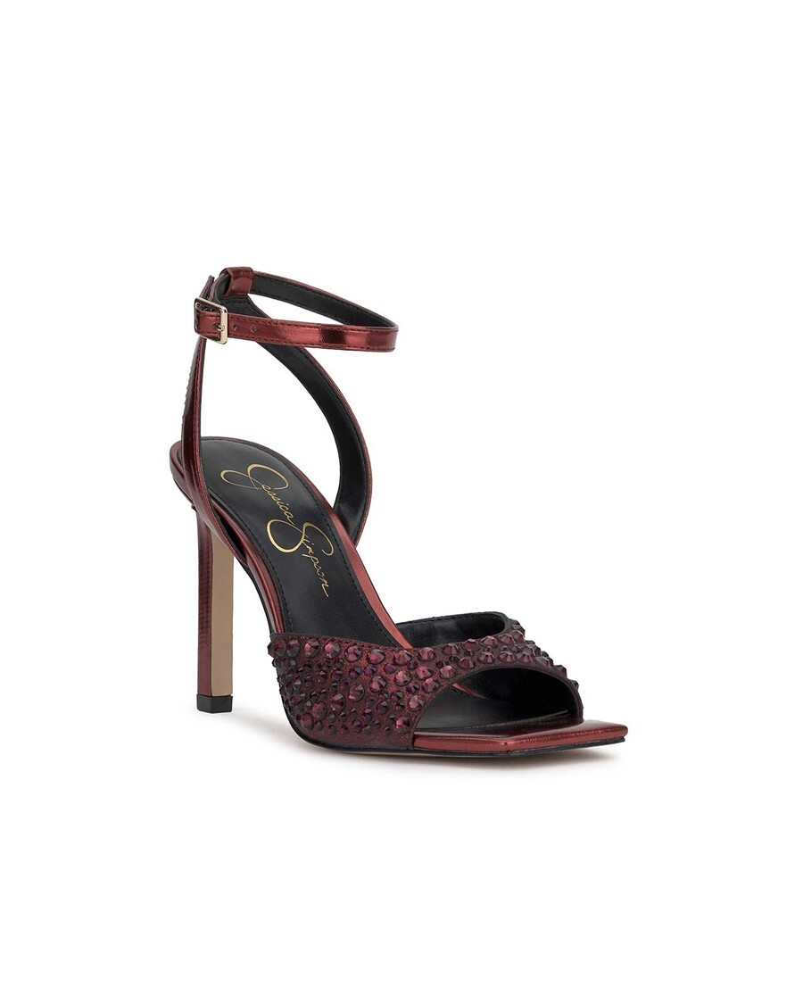 Jessica Simpson Lendall High Heel in Black Oxblood