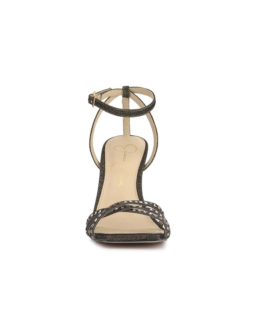 Jessica Simpson Leonah High Heel Sandal in Bronzed Black