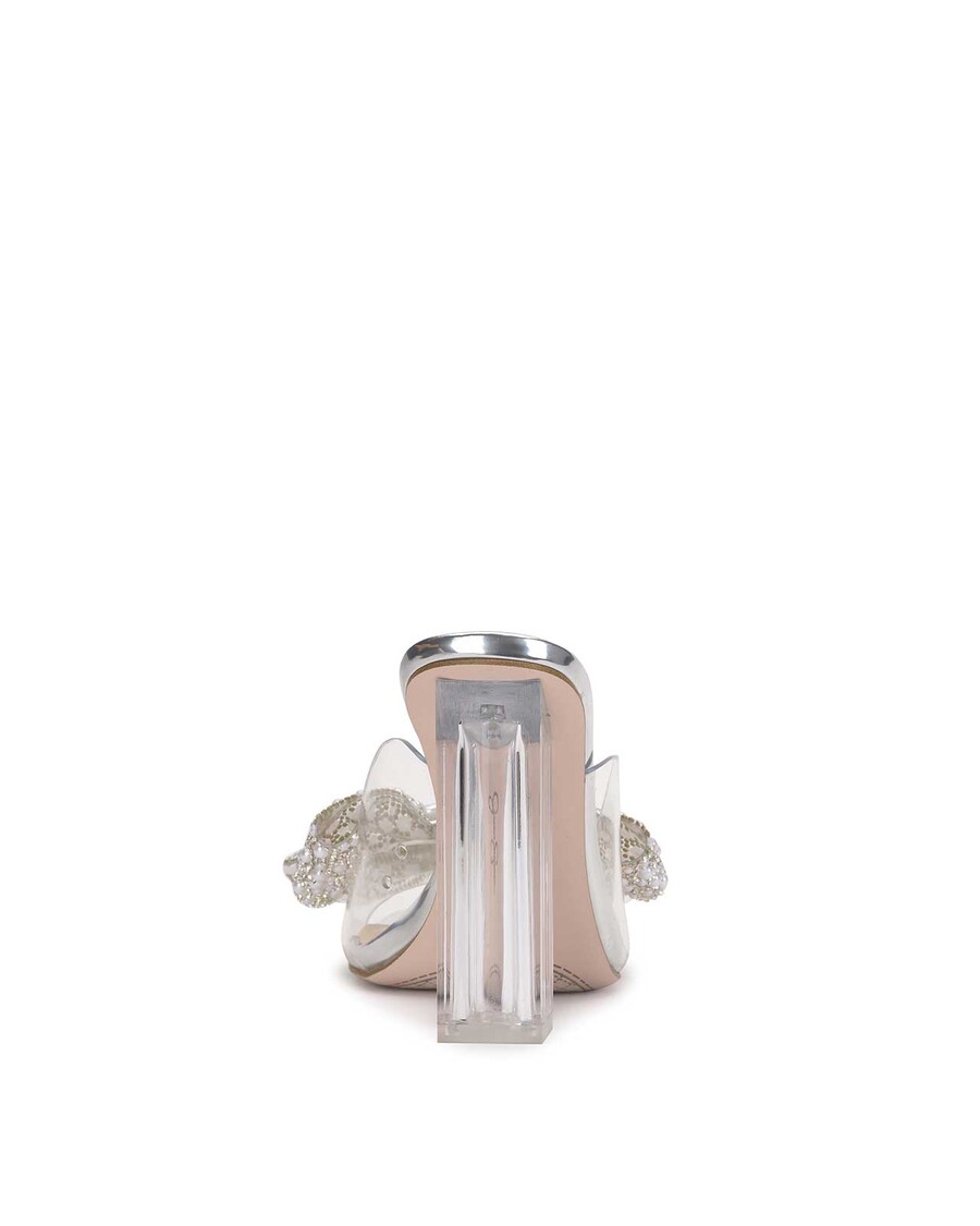 Jessica Simpson Saidah Block Heel in Clear