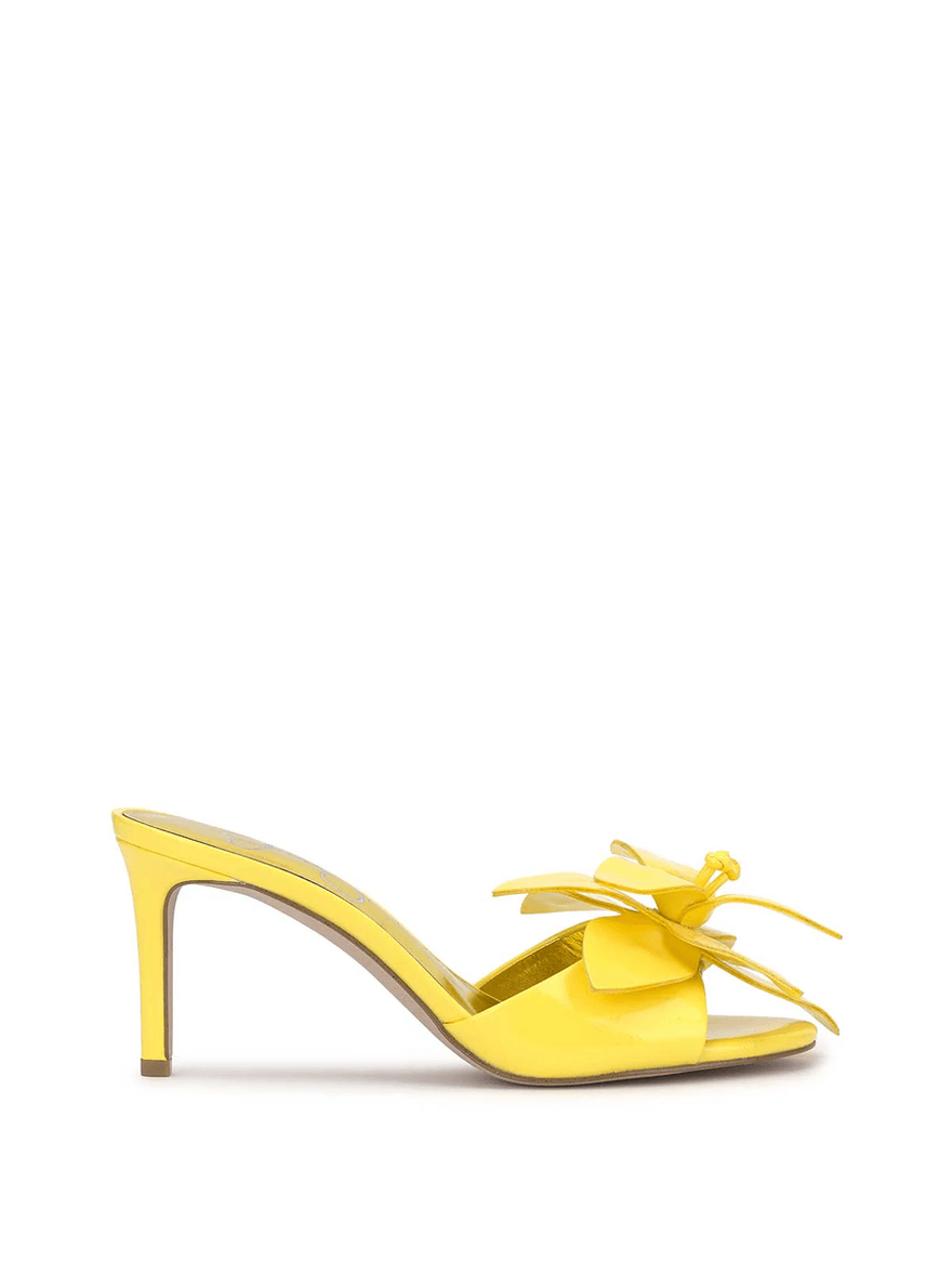 Jessica Simpson Percia Slip On Heel in Bright Yellow
