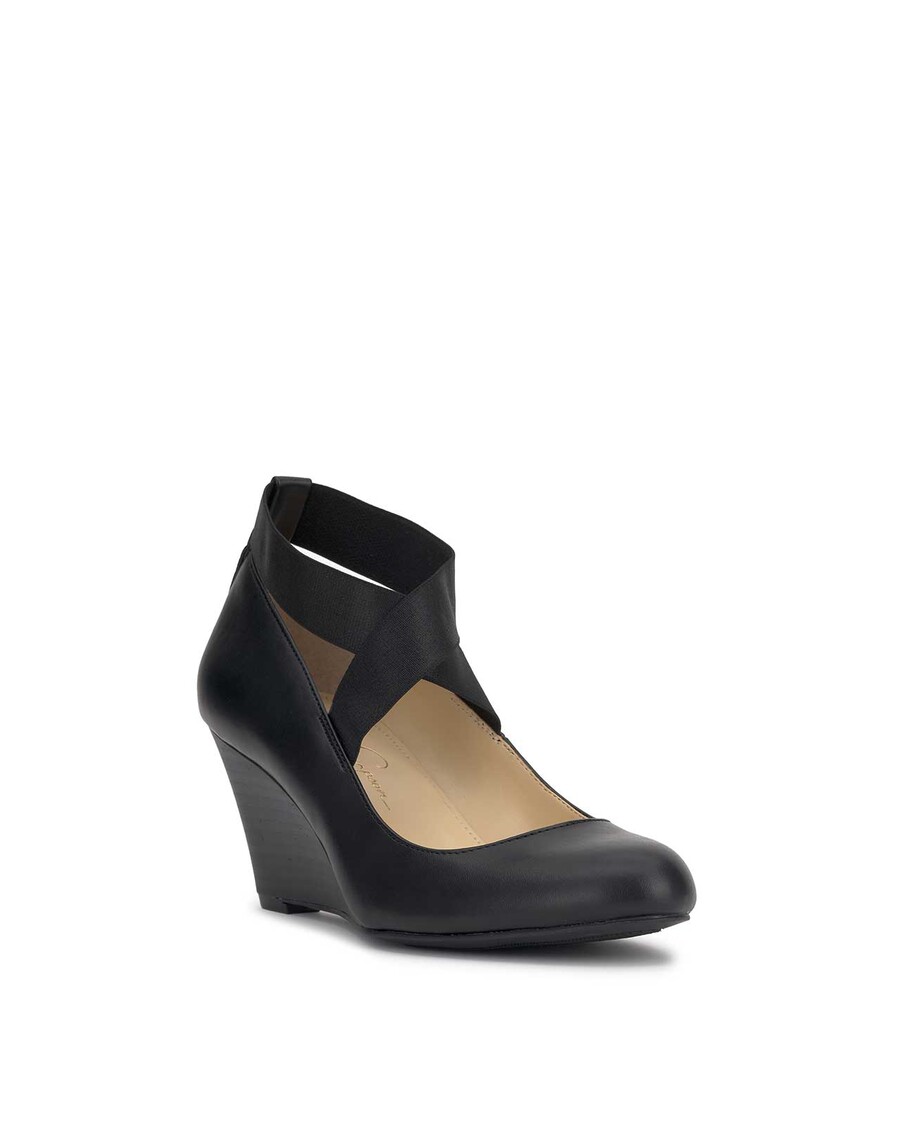 Jessica Simpson Saedra Wedge in Black